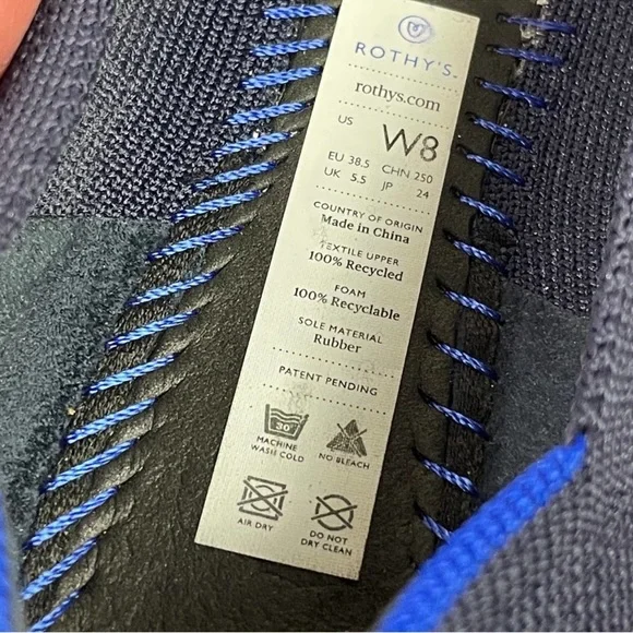 Rothy’s “The Point” in Navy Blue Size 8 *EUC* - Picture 11 of 12